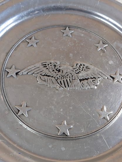Wilton 11" Armetale Pewter Eagle Plate - view 2