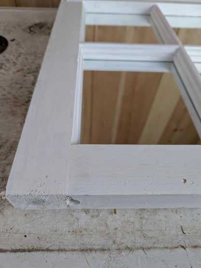 Wood Frame Six-pane Mirror - view 2