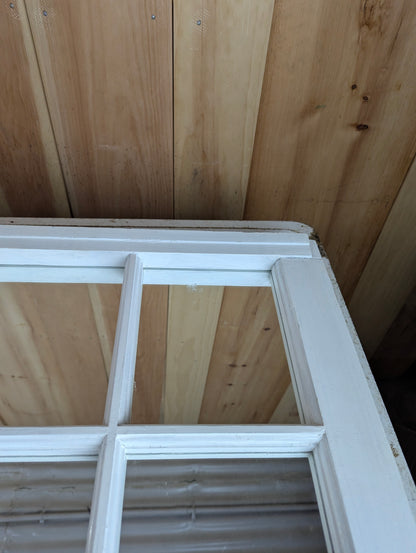 Wood Frame Six-pane Mirror - view 4
