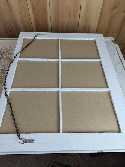 Wood Frame Six-pane Mirror - view 5