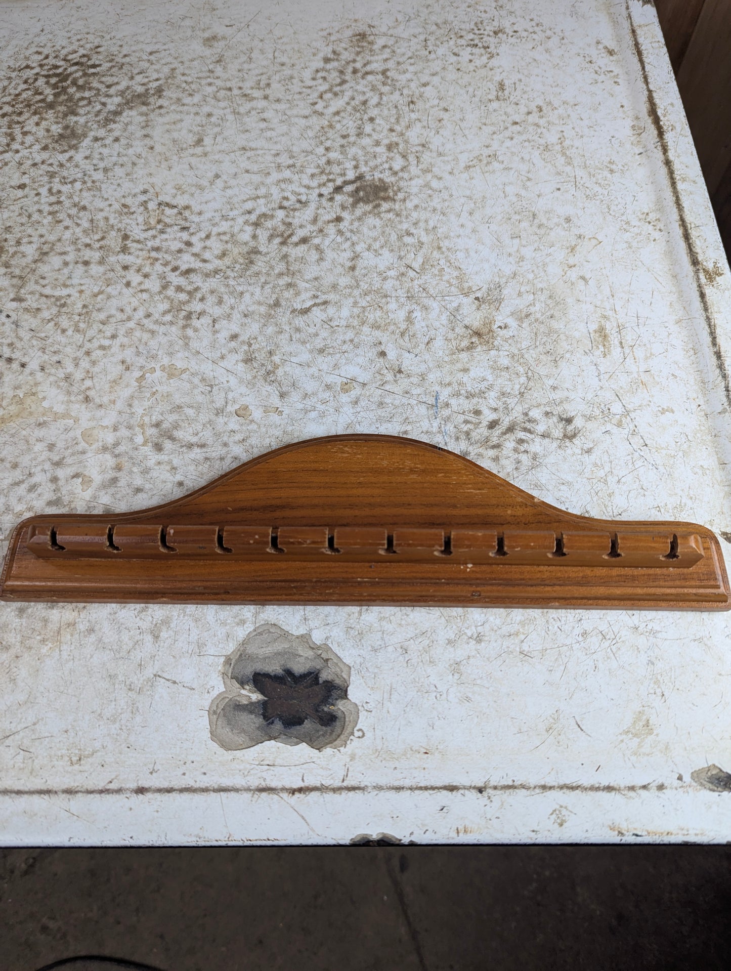 Wood Wall Mounted Spoon Rack