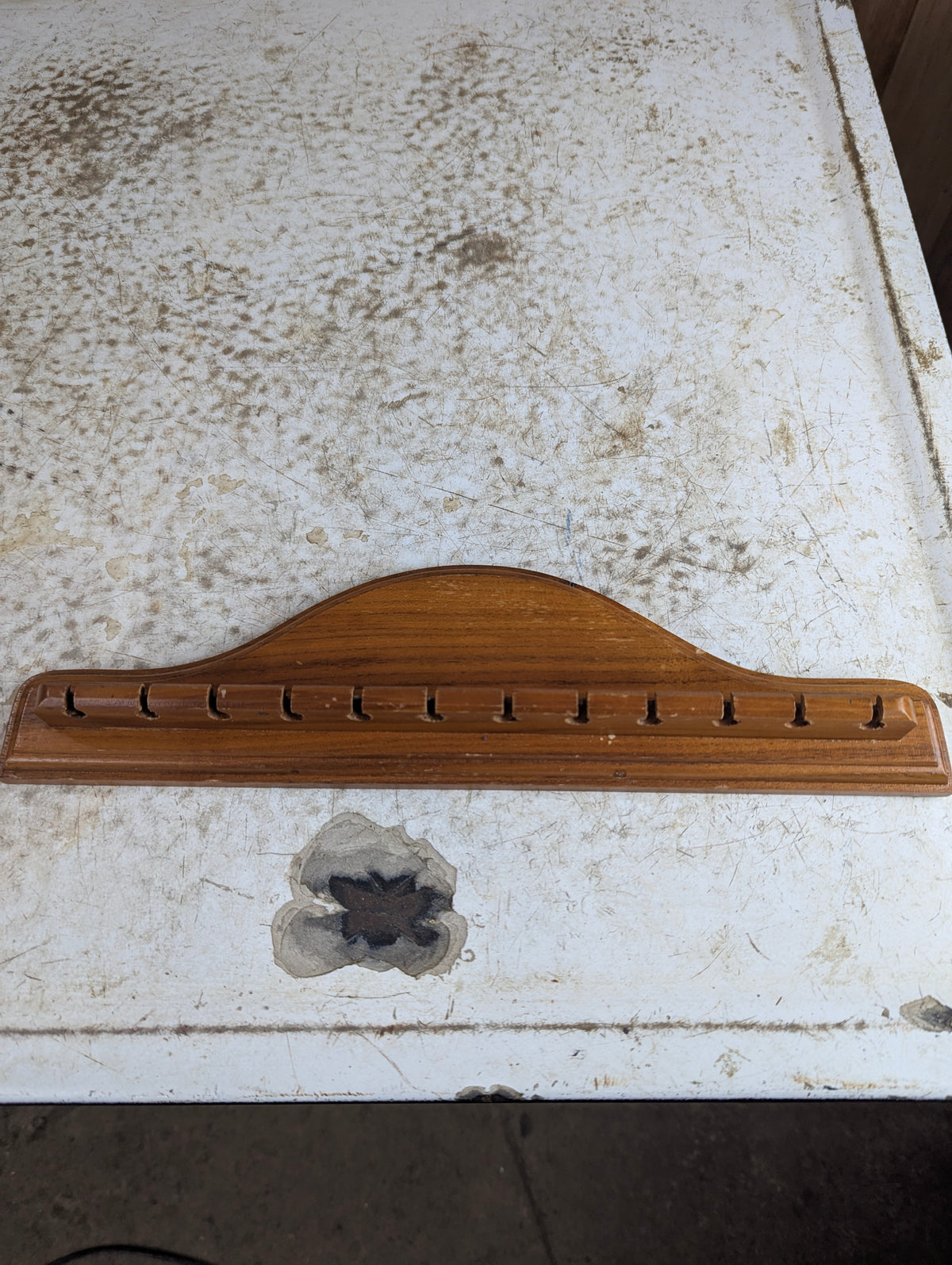 Wood Wall Mounted Spoon Rack