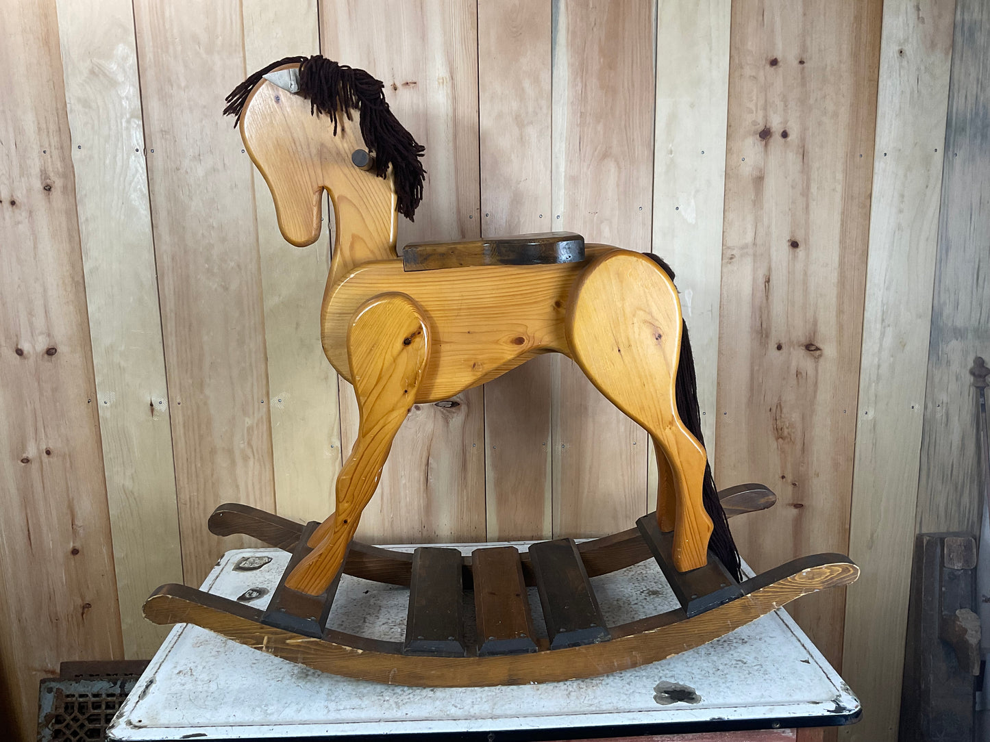 Wooden Rocking Horse - view 2