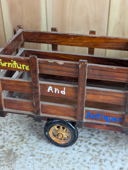 Wooden Vintage Delivery Truck Toy - view 5
