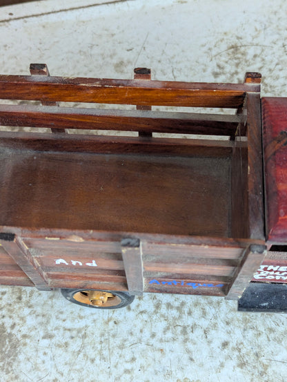 Wooden Vintage Delivery Truck Toy - view 6