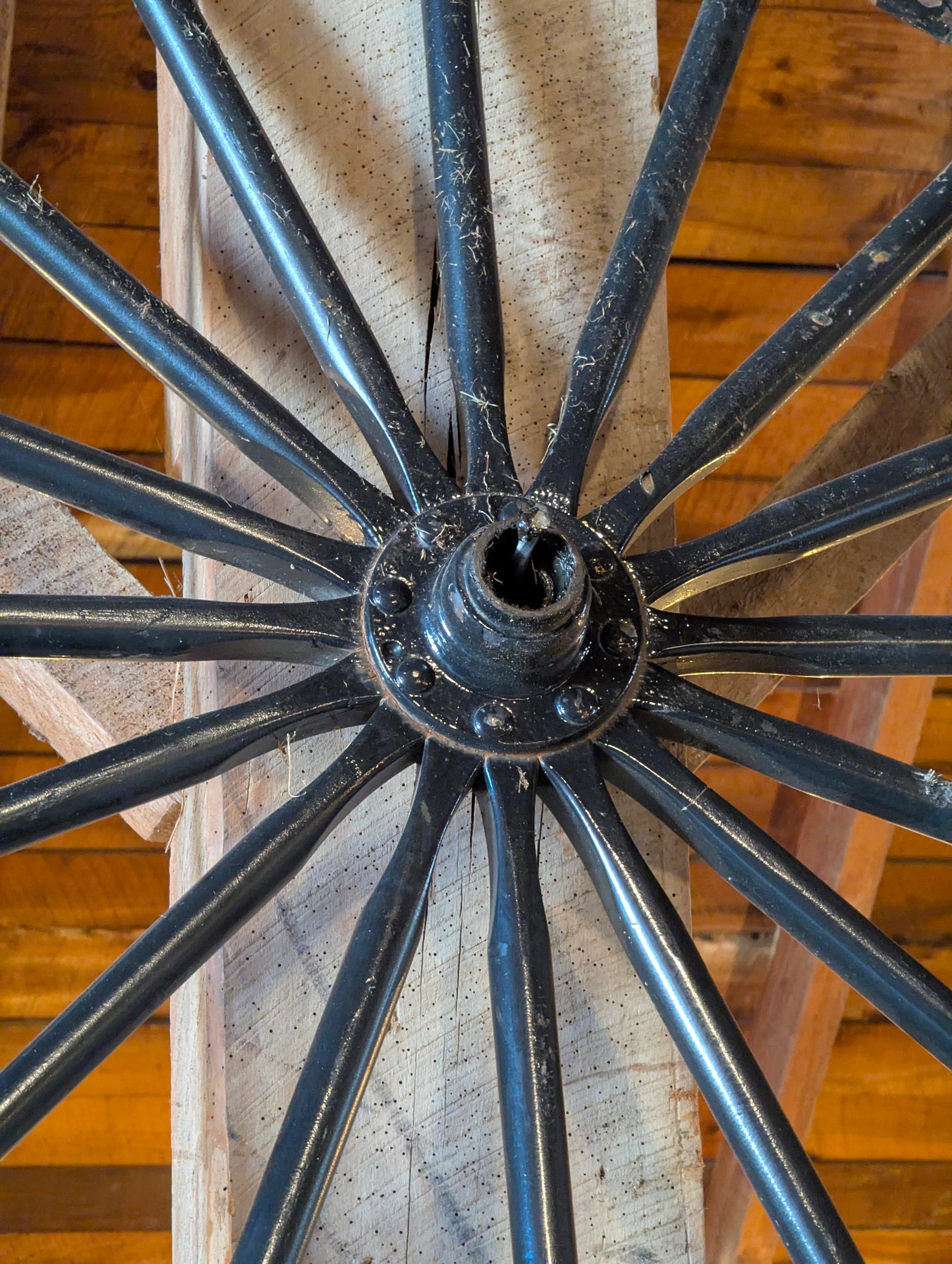 Wooden Wagon Wheels - view 2