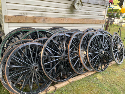Wooden Wagon Wheels - view 3