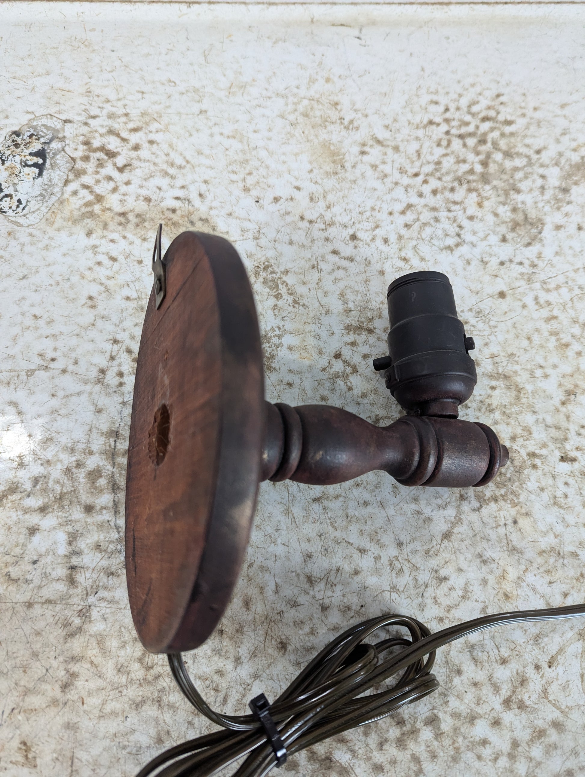 Wooden Wall Sconce