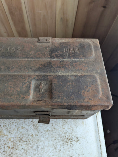 WW2 1944 Anti-Tank Mine Military Ammunition Crate Box - view 3
