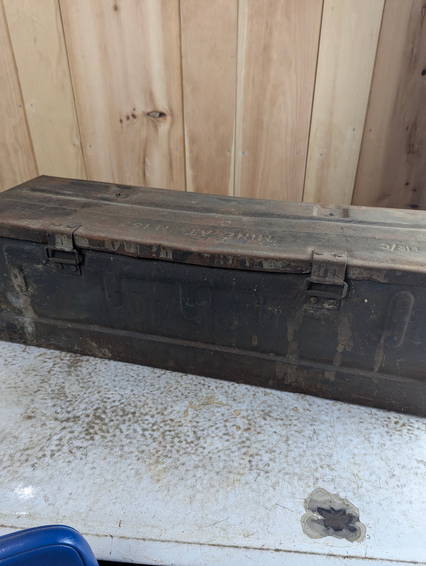 WW2 1944 Anti-Tank Mine Military Ammunition Crate Box - view 5