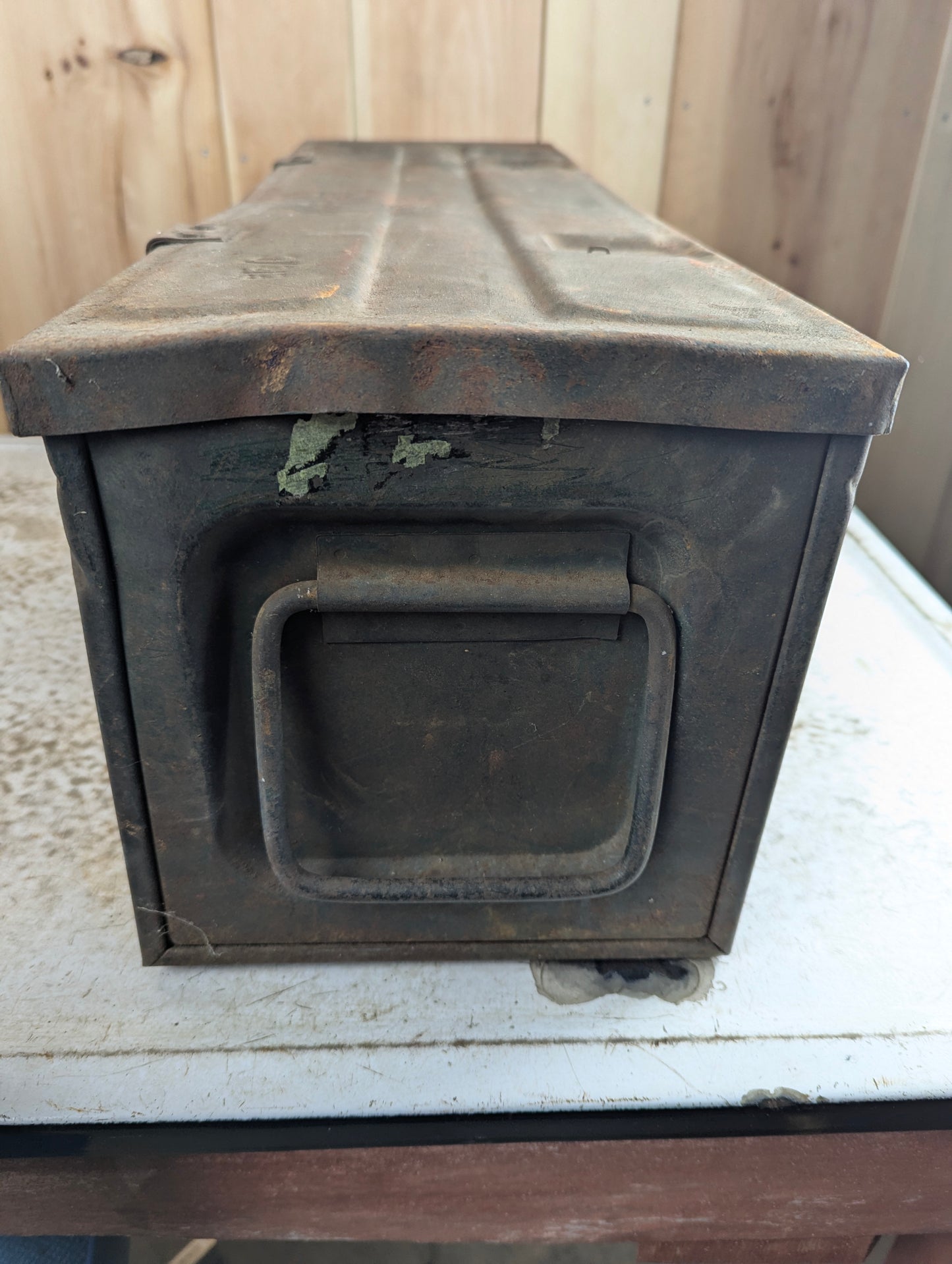WW2 1944 Anti-Tank Mine Military Ammunition Crate Box - view 6