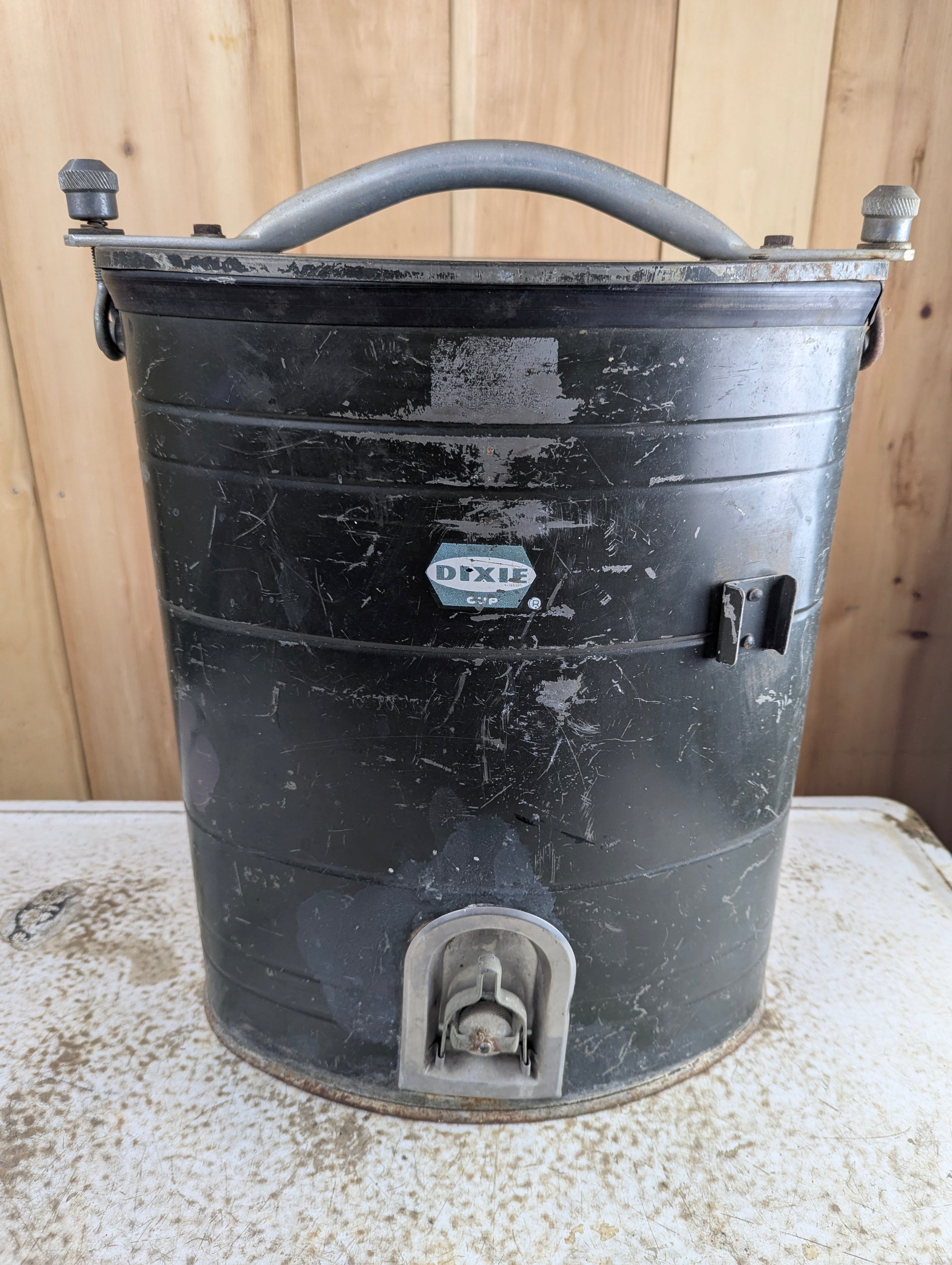 WW2 Military Dixie Water Cooler Field Dispenser