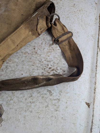 WW2 Military Respirator Long Hose Gas Mask Bag - view 6