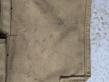 WW2 Military Respirator Long Hose Gas Mask Bag - view 9