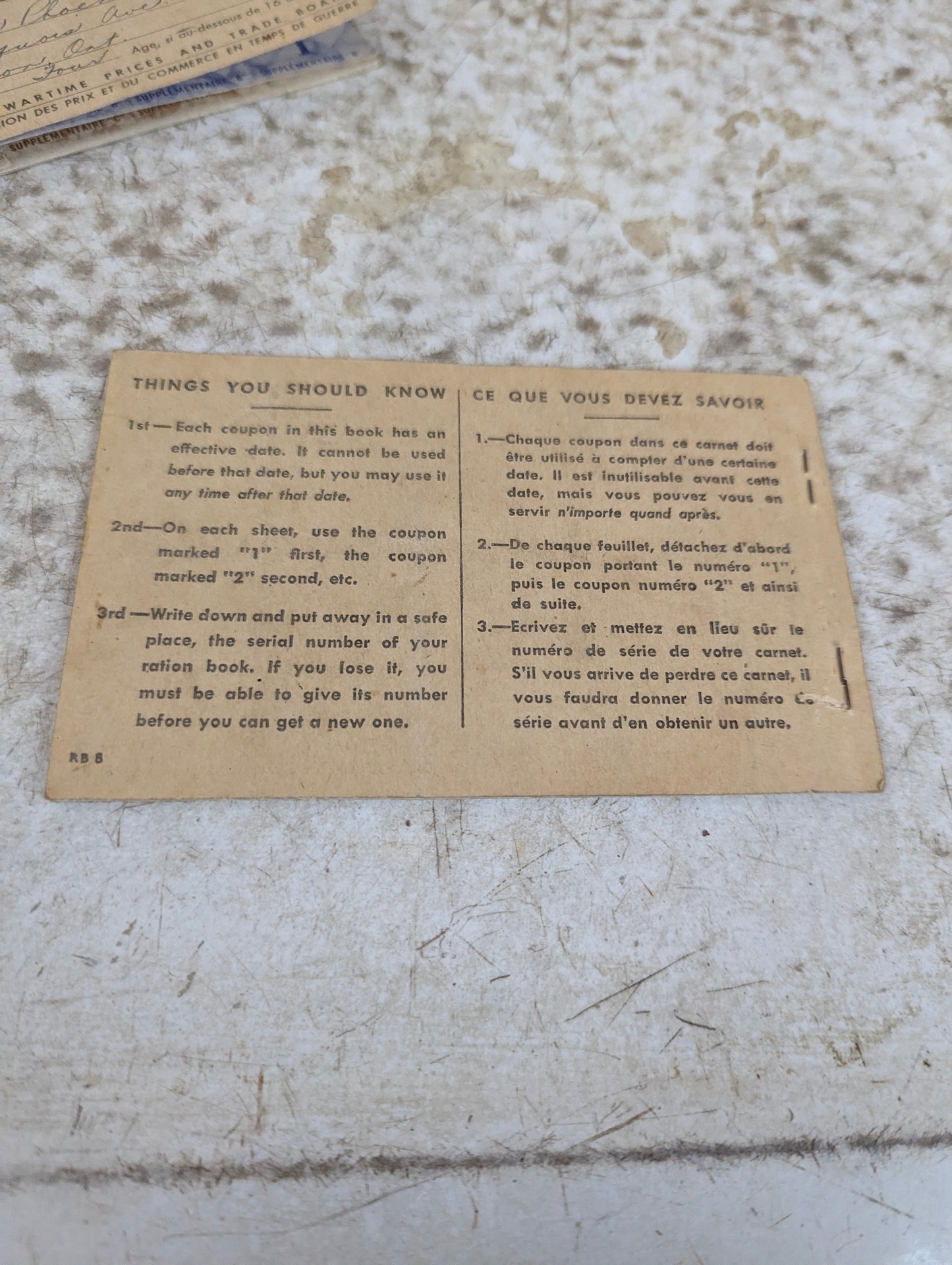 WW2 Ration Books - view 5